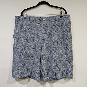 Golf America Men's Blue Patterned Shorts Size 38